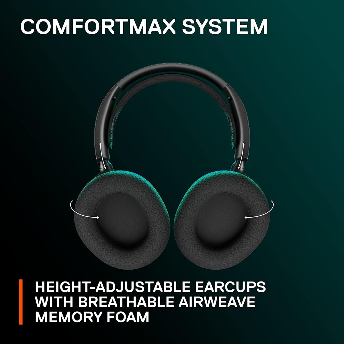 SteelSeries Arctis Nova 7 Wireless USB-C Gaming Headset - Multi-Platform (PC, PlayStation, Switch, Android), Bluetooth, 38-Hour Battery, Fast Charging, Noise-Cancelling Gen 2 Mic
