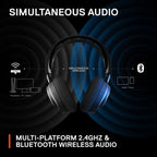 SteelSeries Arctis Nova 7 Wireless USB-C Gaming Headset - Multi-Platform (PC, PlayStation, Switch, Android), Bluetooth, 38-Hour Battery, Fast Charging, Noise-Cancelling Gen 2 Mic
