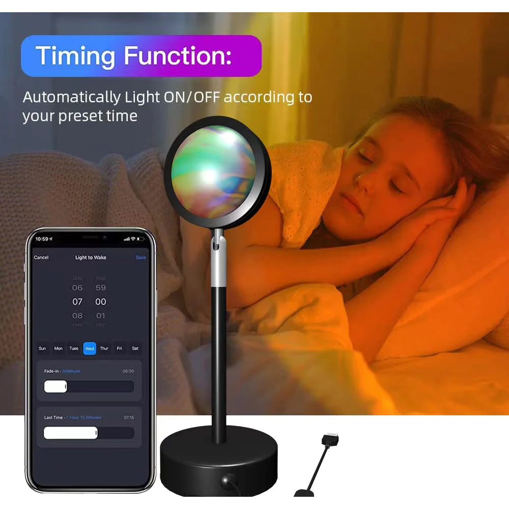 Sunset Light RGB Floor Atmosphere Ambient Light With App Control