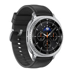 Galaxy Watch8 Classic 46mm Black submerged in water demonstrating 5ATM and IP68 rating


