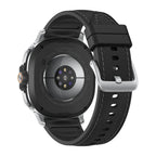 Samsung Galaxy Watch8 Classic 46mm Black displaying GPS route tracking for outdoor run

