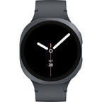 Galaxy Watch 8 Black smartwatch showing round touchscreen