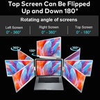 Trion 15.6" FHD Portable Monitor Quad Screen Triple Display Screen Extender for Laptops (Win10+, Mac M1/M2/M3) (AU Warranty) Trion