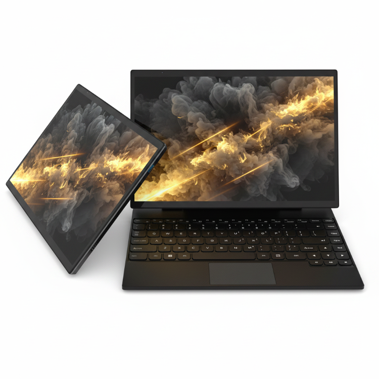Trion Canvas Pro 14" 2-in-1 Touch Screen Laptop 12th Gen Intel Celeron-N95 16GB 512GB SSD Windows 11 - Grey