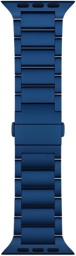 Metal Strap 3-Bead Premium Compatible Band for Apple Watch Series - Blue / 38/40/41/42S10MM