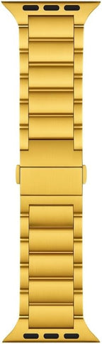 Metal Strap 3-Bead Premium Compatible Band for Apple Watch Series - Gold / 38/40/41/42S10MM