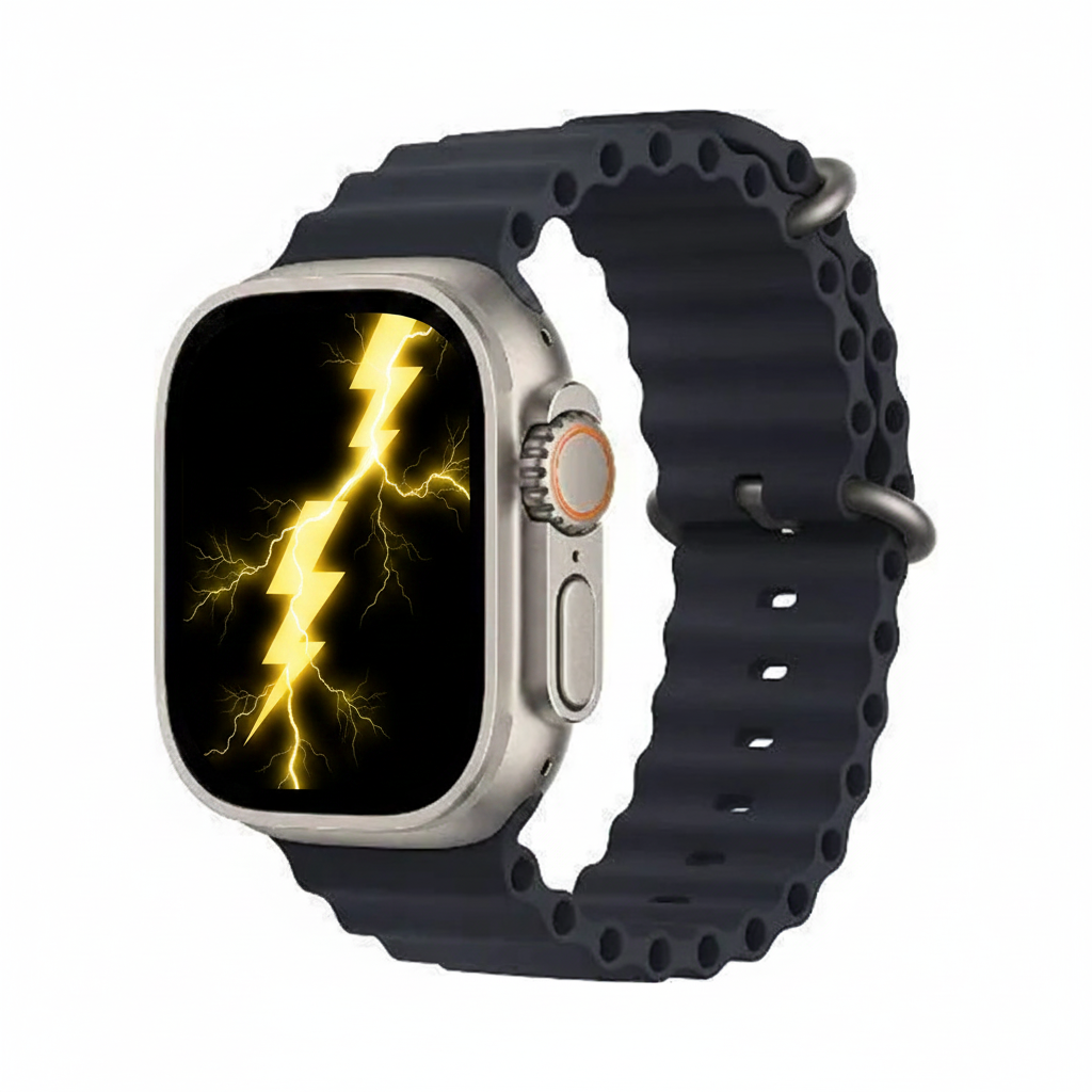 Apple Watch Ultra 49mm GPS + Cellular Titanium Case with Midnight Ocean Band