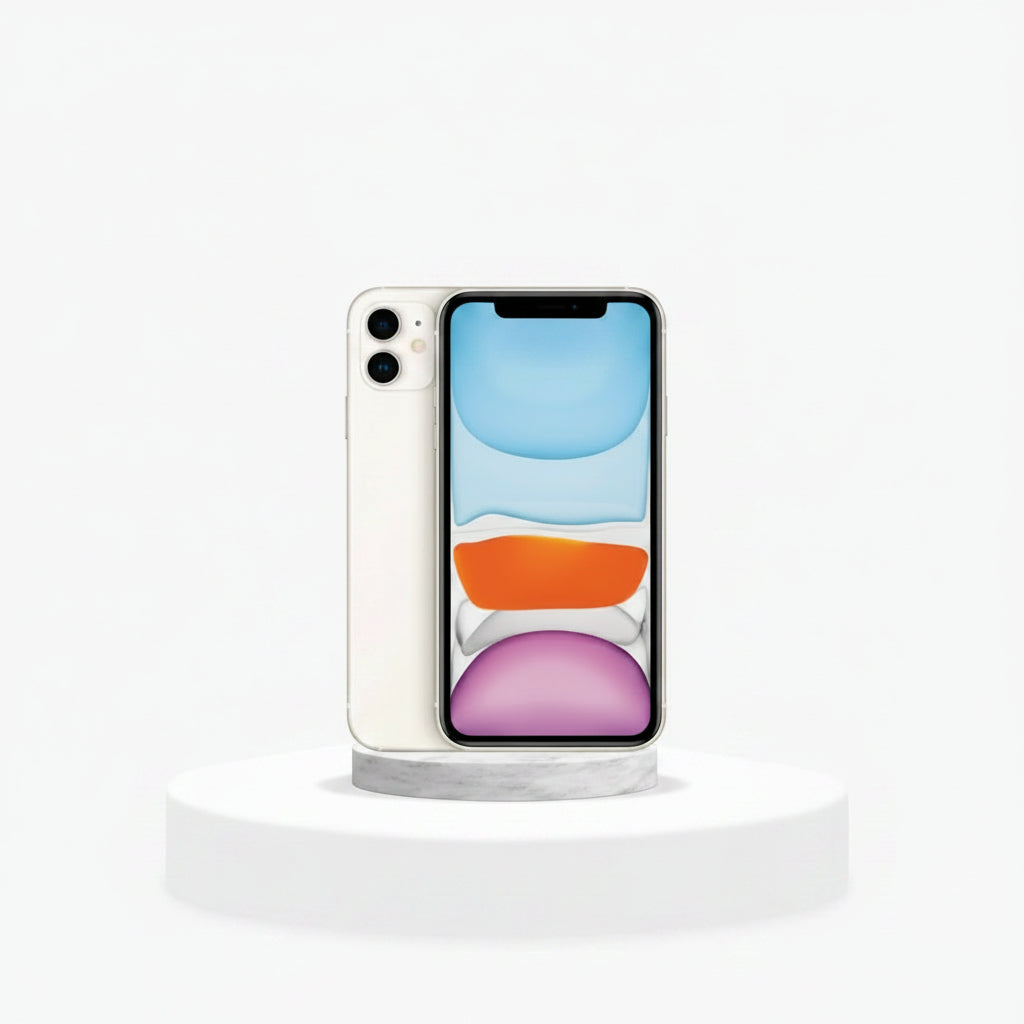 Apple iPhone 11 64GB,128GB,256GB - Black, White, Purple, Yellow, Green, Red - Acceptable- Refurbished Apple