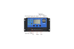 Solar Charge Controller Regulator 12V-24V 5V 2USB Port Tristar
