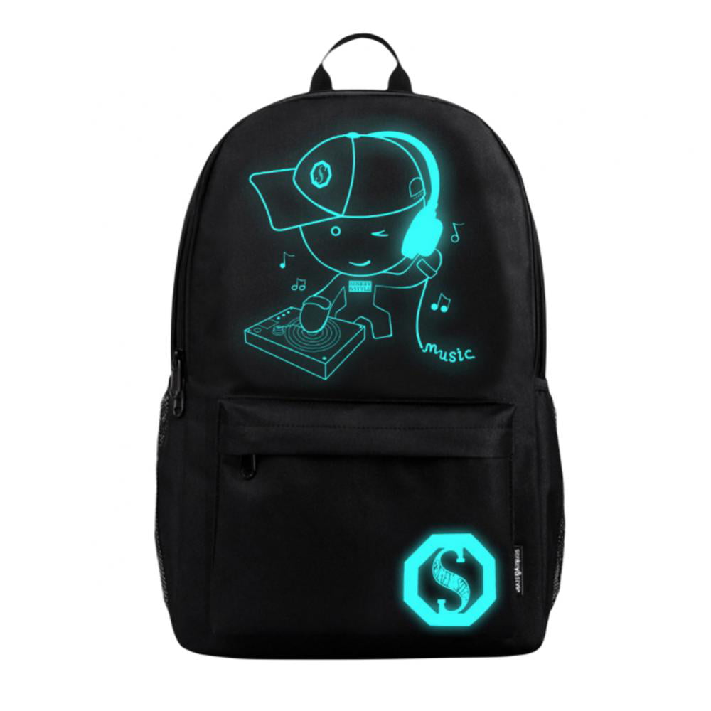 Luminous School Bags For Kids, College Bags For Boys & Girls Students With Waterproof USB Luminous