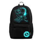 Luminous School Bags For Kids, College Bags For Boys & Girls Students With Waterproof USB Luminous