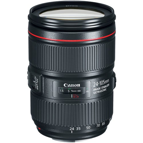 Canon EF 24-105mm f/4 L IS II USM Camera Lens - Black Canon