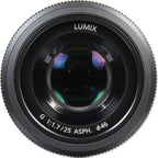 Panasonic Lumix G 25mm f/1.7 ASPH. Lens (White Box) Panasonic
