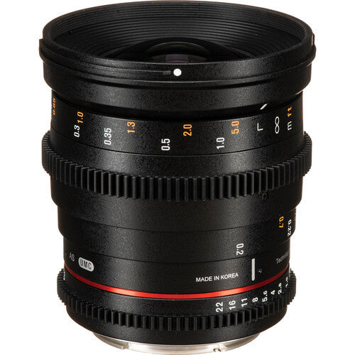 Samyang 20MM T1.9 ED AS UMC Full Frame Lens (CANON EF) SAMYANG