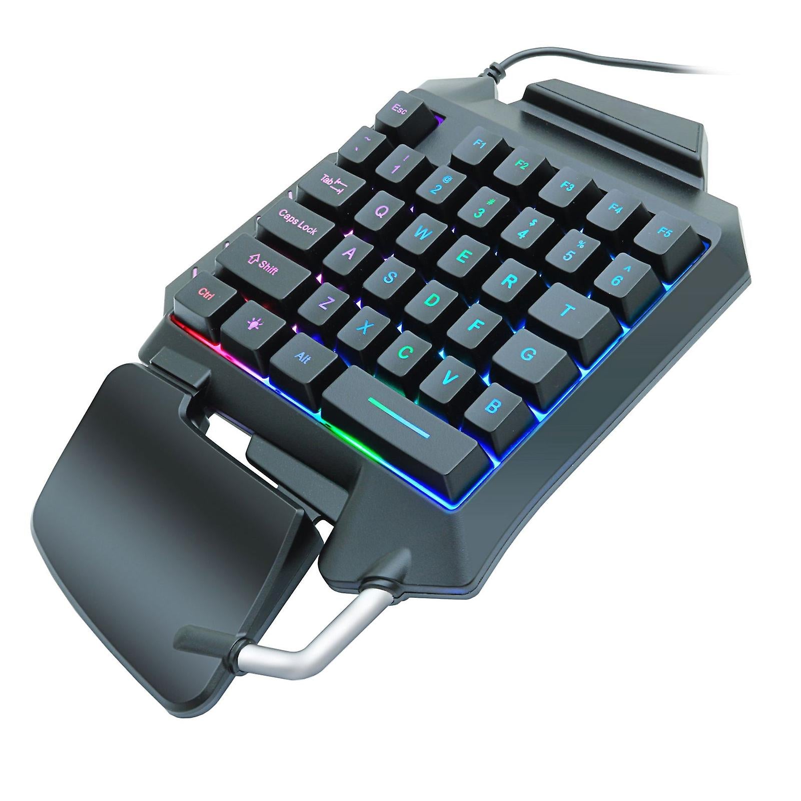 G92 One-handed Gaming Membrane keyboard Ergonomic Keypad Tristar