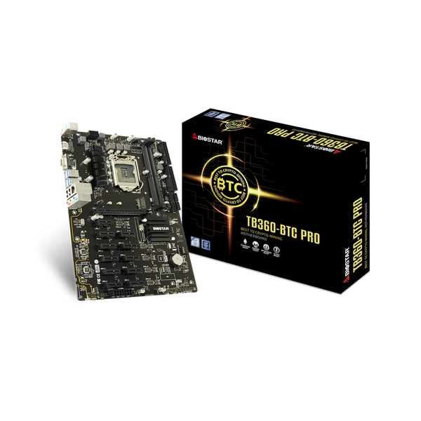【新品・未開封】BIOSTAR TB360-BTC PRO 2.0 BIOSTAR TB360-BTC PRO B360 Mining Mother board
