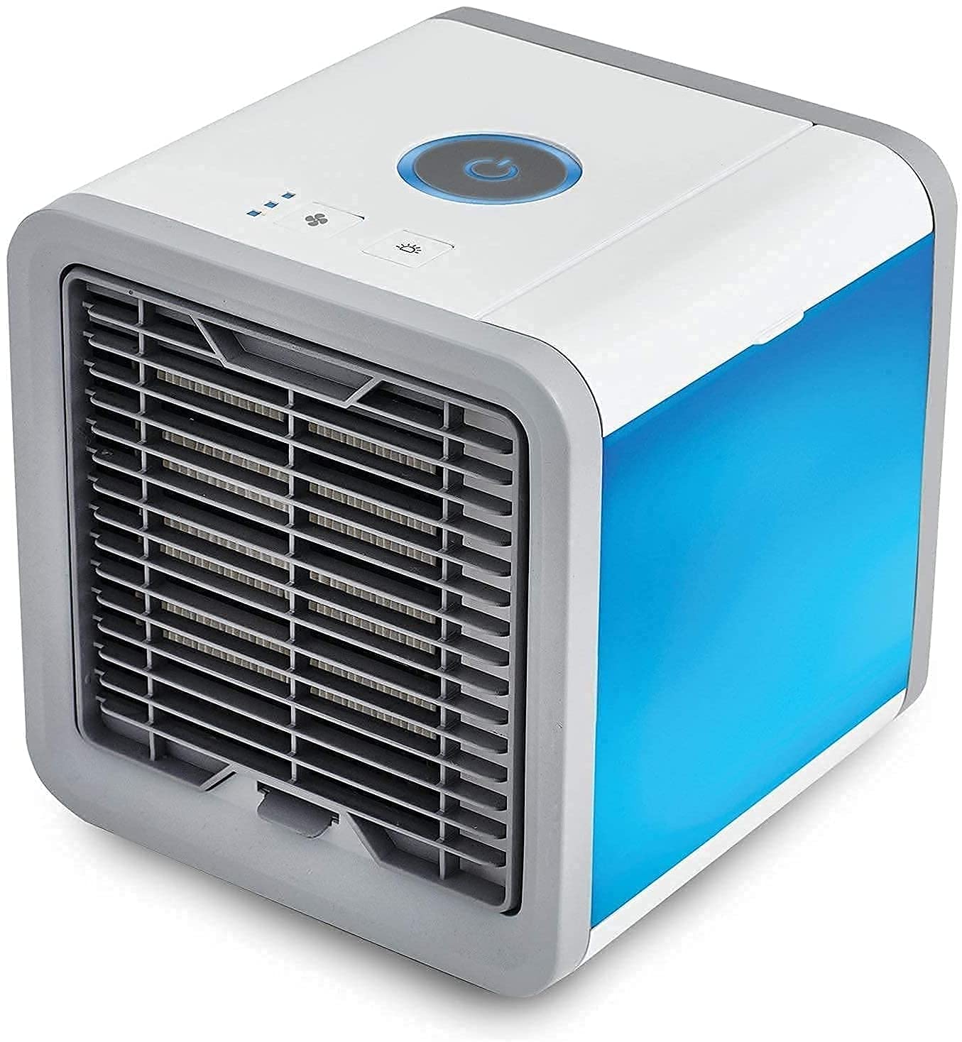 USB Portable Air Conditioner Air Cooler Desktop Fan Mini Air Circulator Purifier Colorful Atmosphere Lamp Tristar