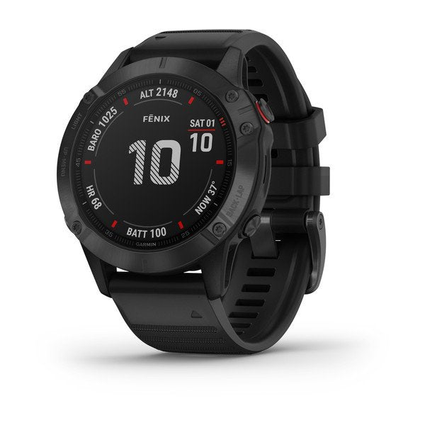 Garmin Fenix 6 Pro Smart Watch – Black with Black Band Garmin