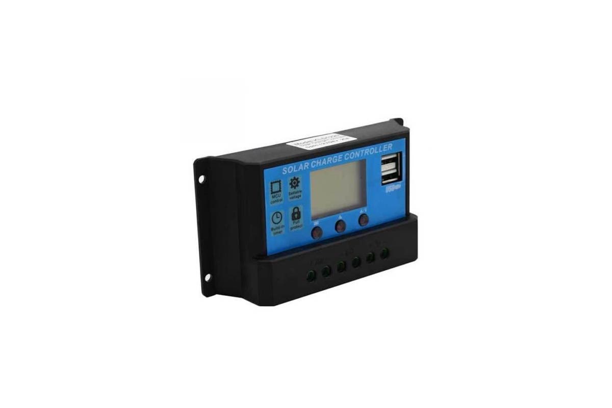 Solar Charge Controller Regulator 12V-24V 5V 2USB Port Tristar