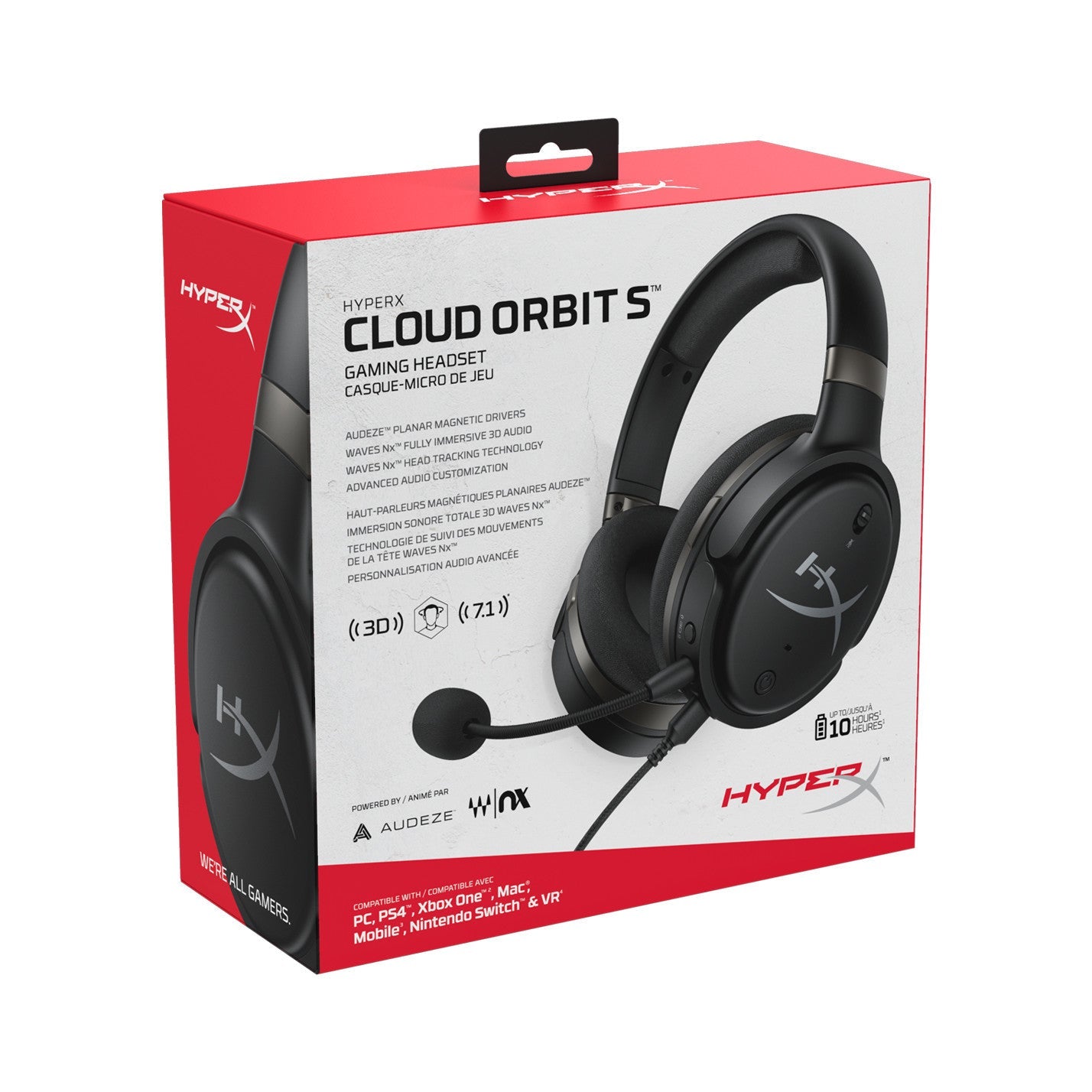 HyperX Cloud Orbit S Wired Stereo Gaming Headset - Black HyperX