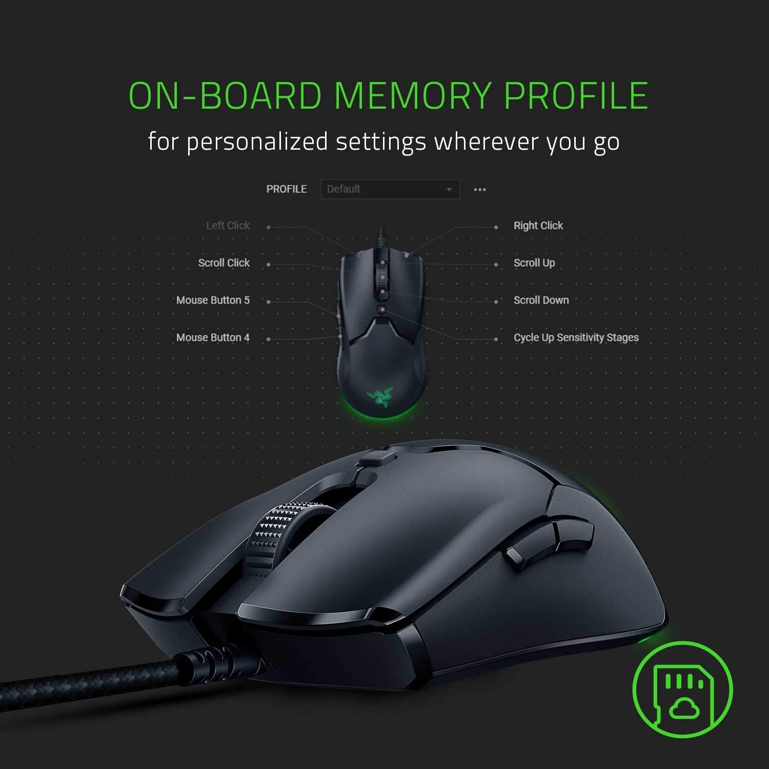 Razer Viper Mini Ultra-Lightweight Gaming Mouse with Razer Chroma RGB Razer