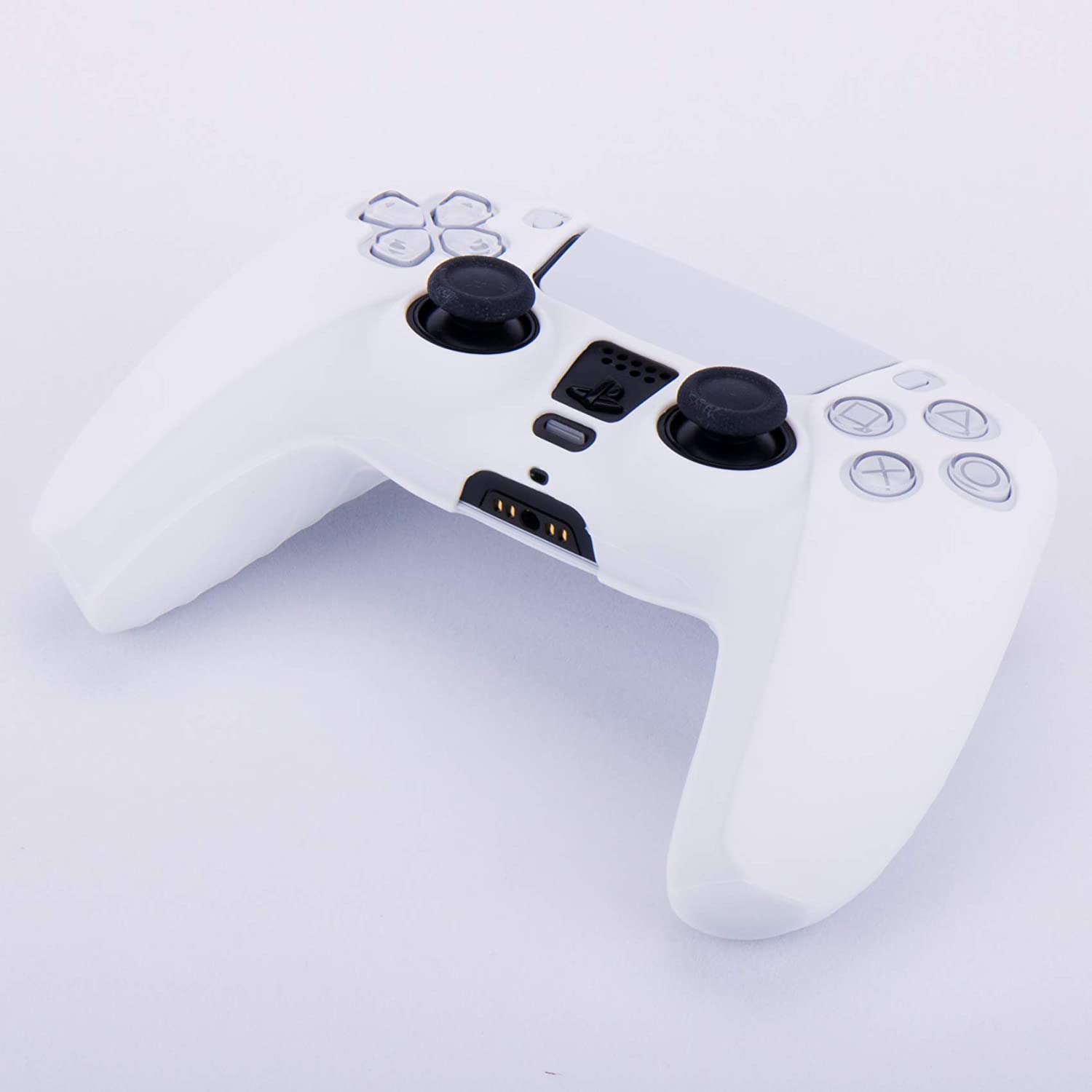 Silicone Protective Case for PS5 PlayStation 5 controller – White Tristar