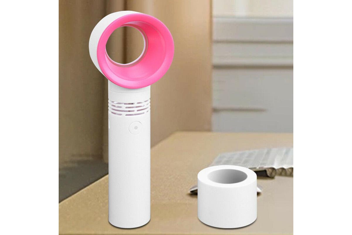 Portable Handheld Fan USB Summer Fan No Leaf Handy Bladeless AU Tristar