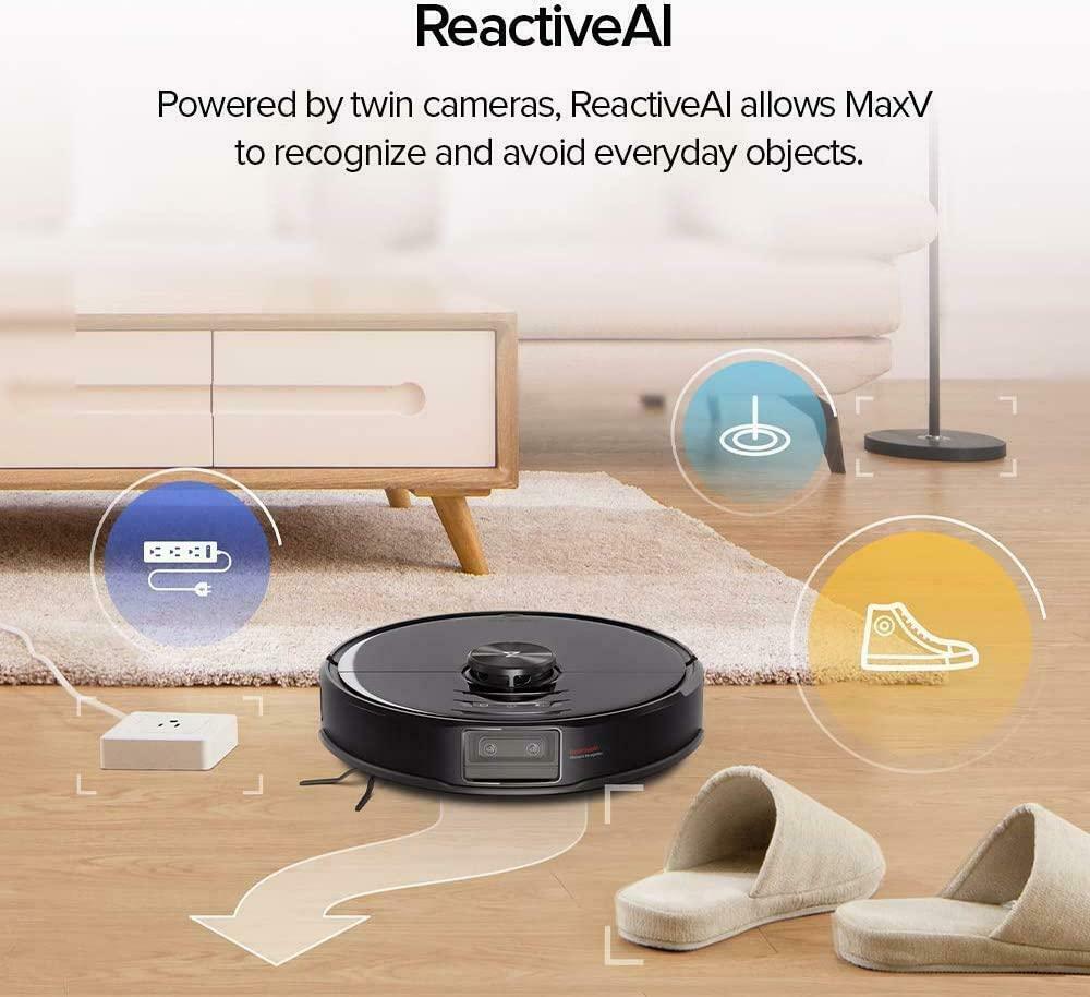 Roborock S6 MaxV Robotic Vacuum & Mop Cleaner – Black Roborock