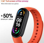 Xiaomi Mi Smart Band 6, Sports Fitness Tracker, Sleep Heart Rate Health Monitoring, Last Long Battery, 5 ATM Waterproof Xiaomi