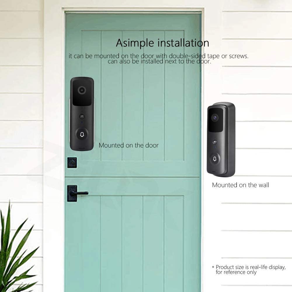 Tuya V30 Waterproof 1080P HD Smart Video Doorbell Camera with Chime Tuya