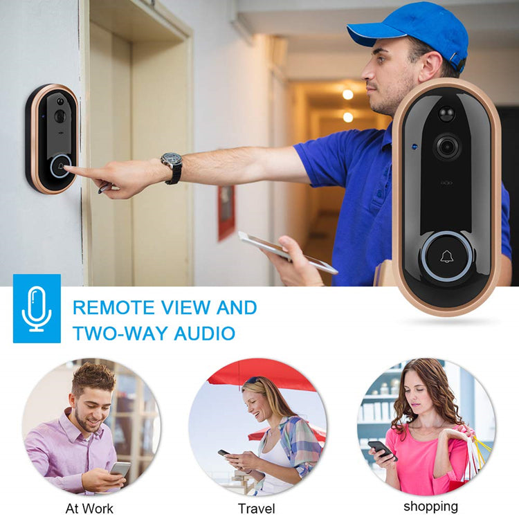 Tuya M6 Smart Night Vision 1080P HD Video DoorBell Camera with Chime Tuya