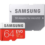 Samsung 64GB EVO Plus microSD Card With Adapter Samsung