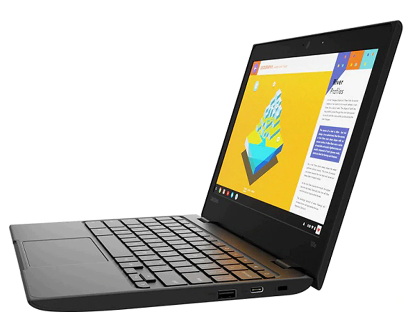 Lenovo 100e 11.6-inch Laptop Intel Celeron-N4020 4GB 32GB  Integrated Intel UHD Graphics 600 - Black