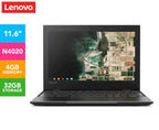 Lenovo 100e 11.6-inch Laptop Intel Celeron-N4020 4GB 32GB  Integrated Intel UHD Graphics 600 - Black