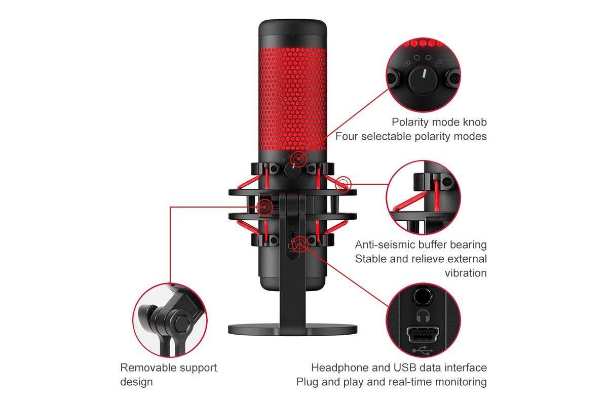 HyperX QuadCast - USB Condenser Gaming Microphone HyperX