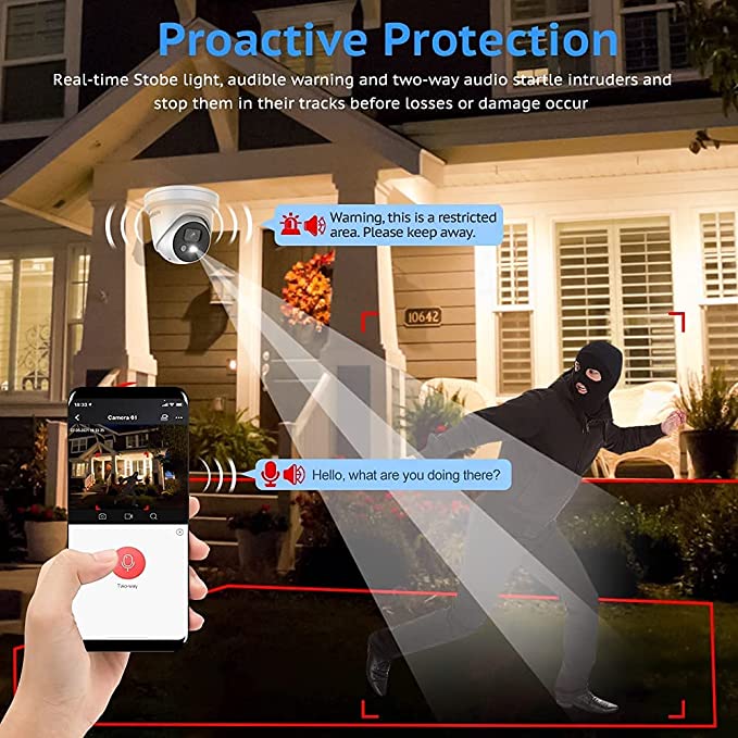 Hikvision DS-2CD2386G2-I(C) 8 MP AcuSense Powered-by-Darkfighter Fixed Turret Network Camera Hikvision