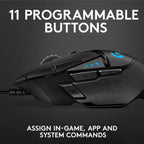 Logitech G502 Hero Dominator Wired RGB High Performance Optical Gaming Mouse Logitech
