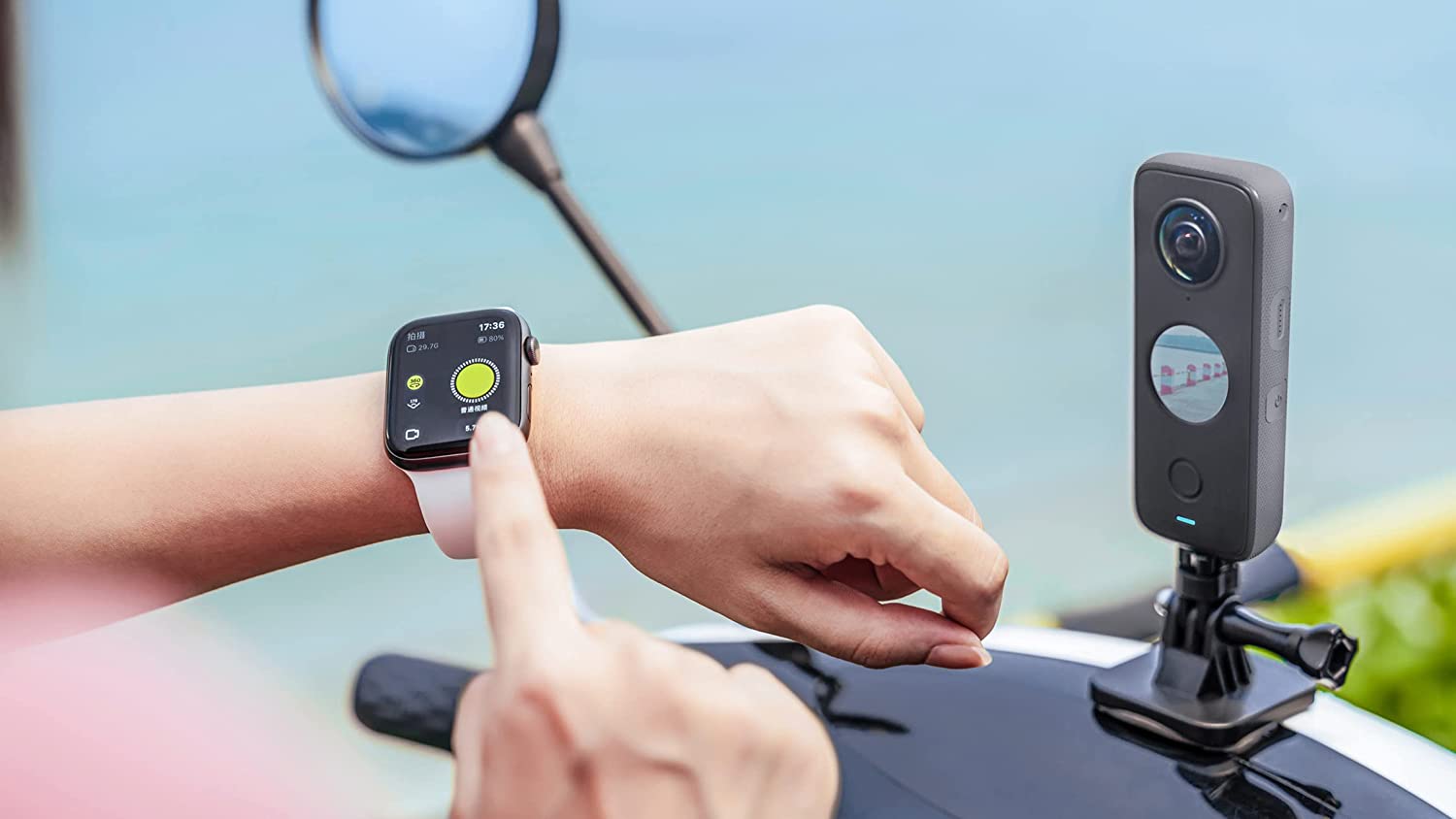 Insta360 ONE X2 360 Degree Waterproof Action Camera, Touch Screen, AI Editing, Live Streaming, Webcam Insta360