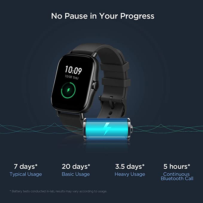 Amazfit GTS 2 Smart Watch, Alexa GPS Built-In,  Heart Rate Sleep Tracking, Waterproof Amazfit