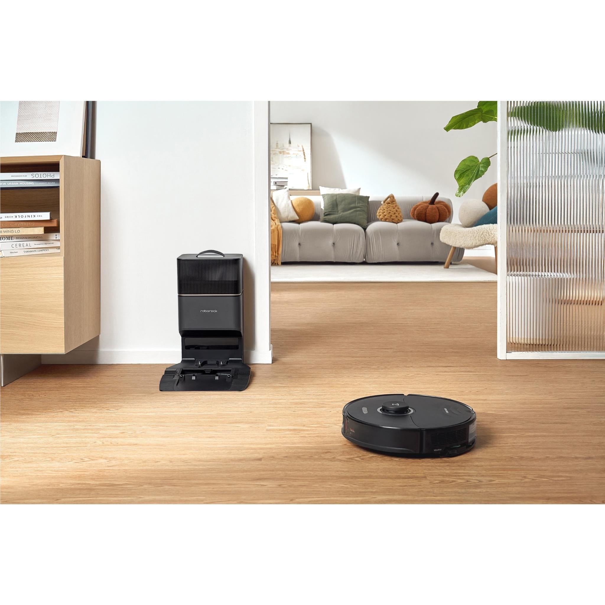 Roborock S8+ Plus Robot Vacuum Cleaner with Auto-Emptying Dock - Black Roborock