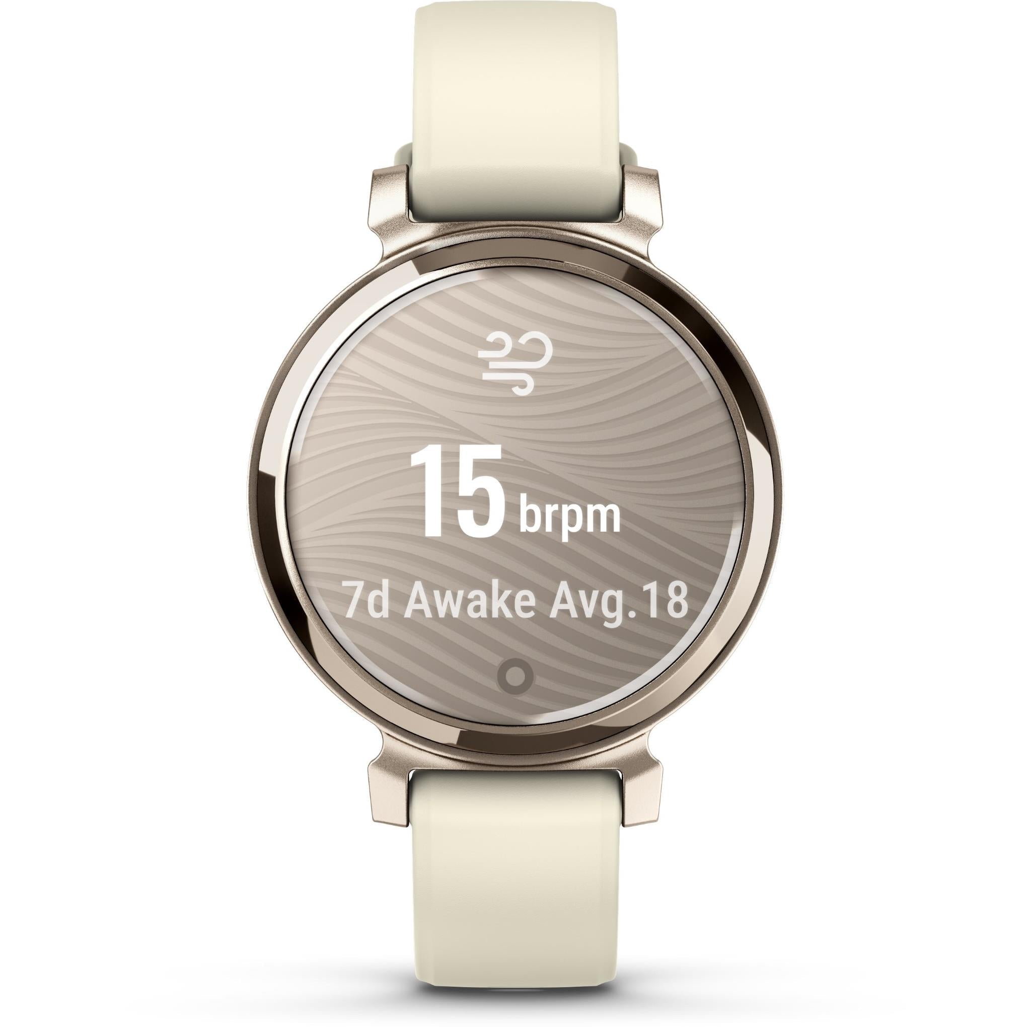 Garmin Lily 2 with Coconut Silicone Band -Cream Gold Garmin