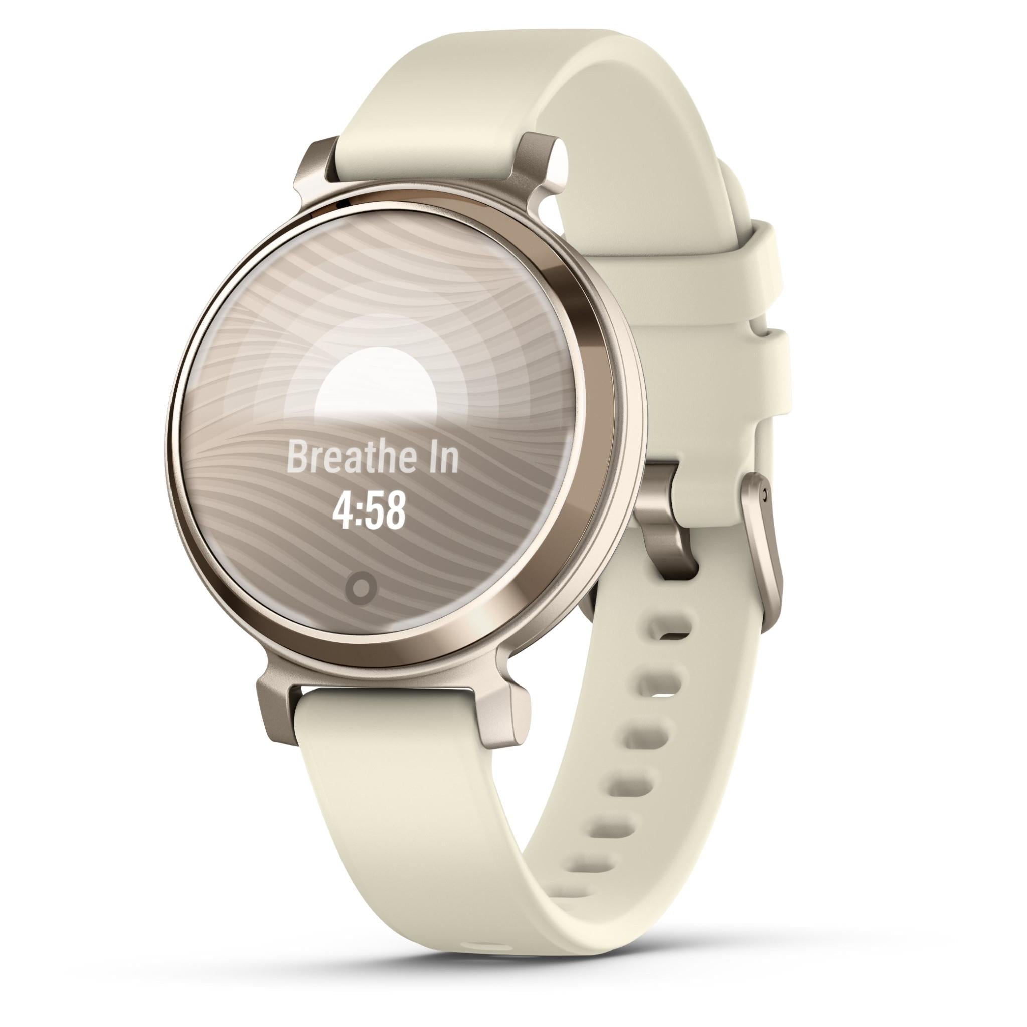 Garmin Lily 2 with Coconut Silicone Band -Cream Gold Garmin