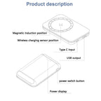Wireless Charging Magnetic 15w Charger Power Bank For Magsafe iPhone Tristar