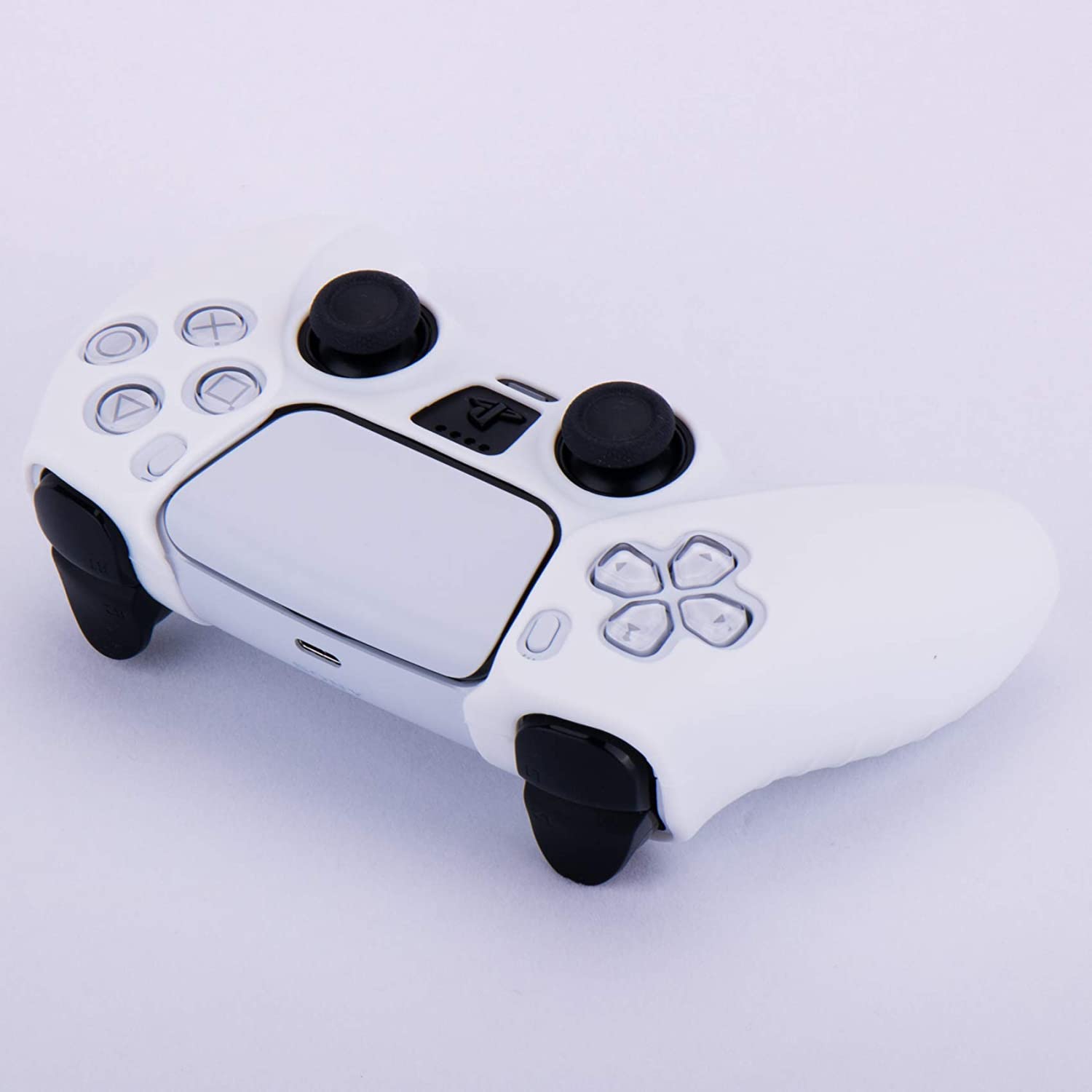 Silicone Protective Case for PS5 PlayStation 5 controller – White Tristar