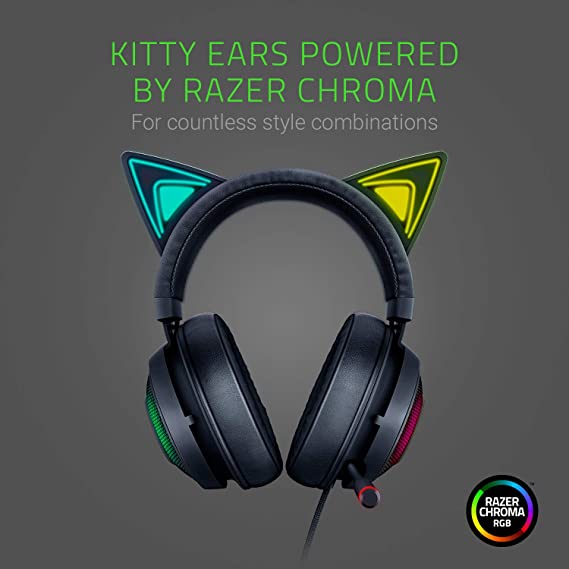 Razer Kraken Kitty RGB Using Gaming Headset Razer