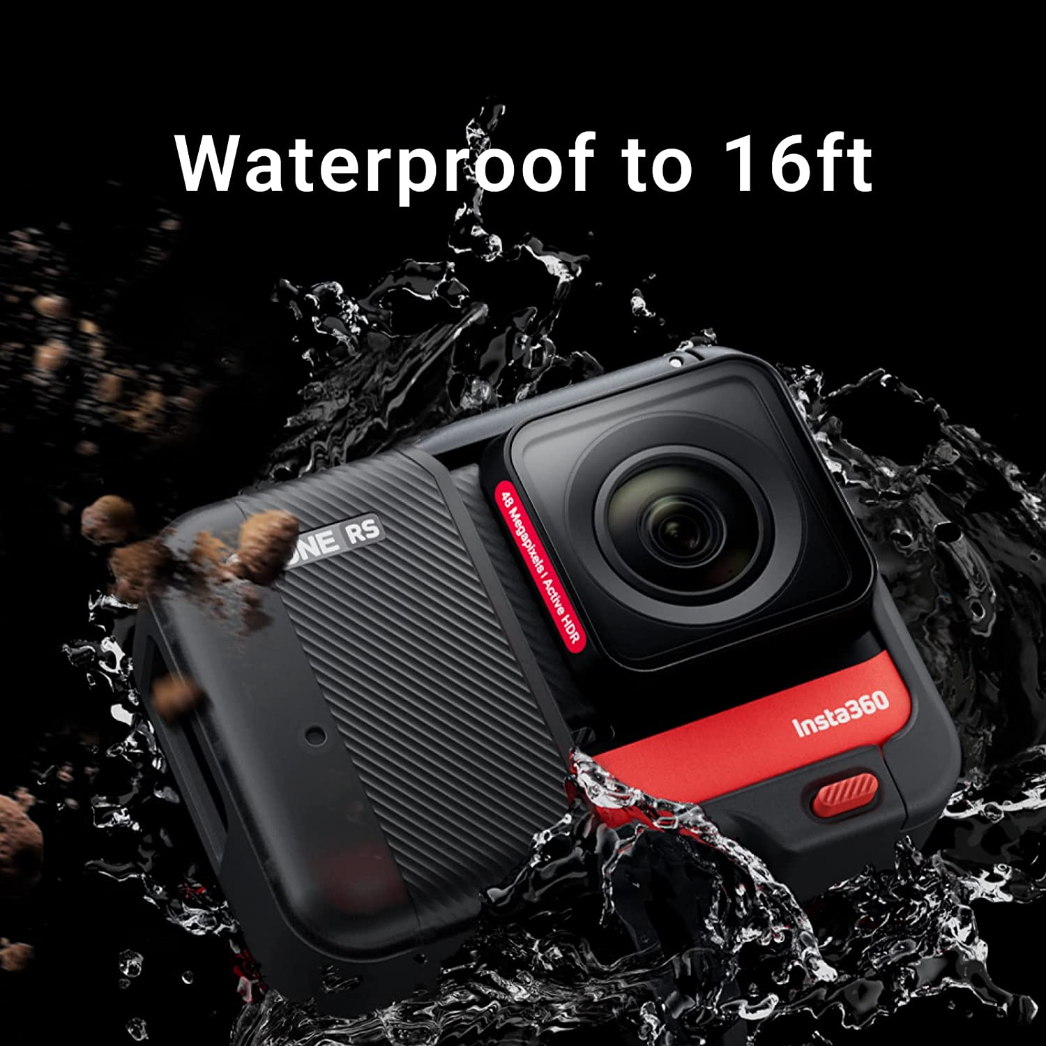 Insta360 ONE RS 4K Edition – Waterproof 4K 60fps Action Camera, 48MP Photos Insta360