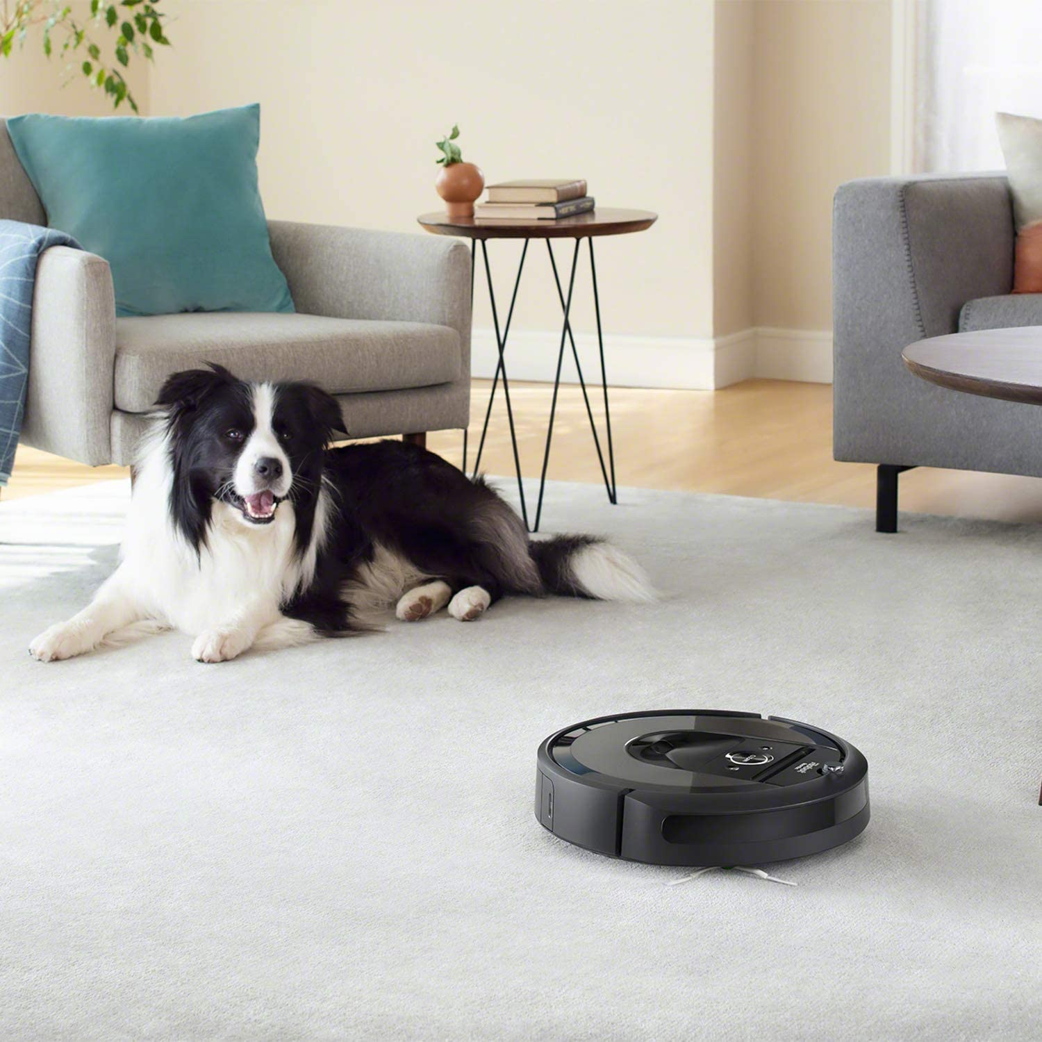iRobot Roomba i7+ Robotic Vacuum Cleaner with Automatic Dirt Disposal - Black iRobot