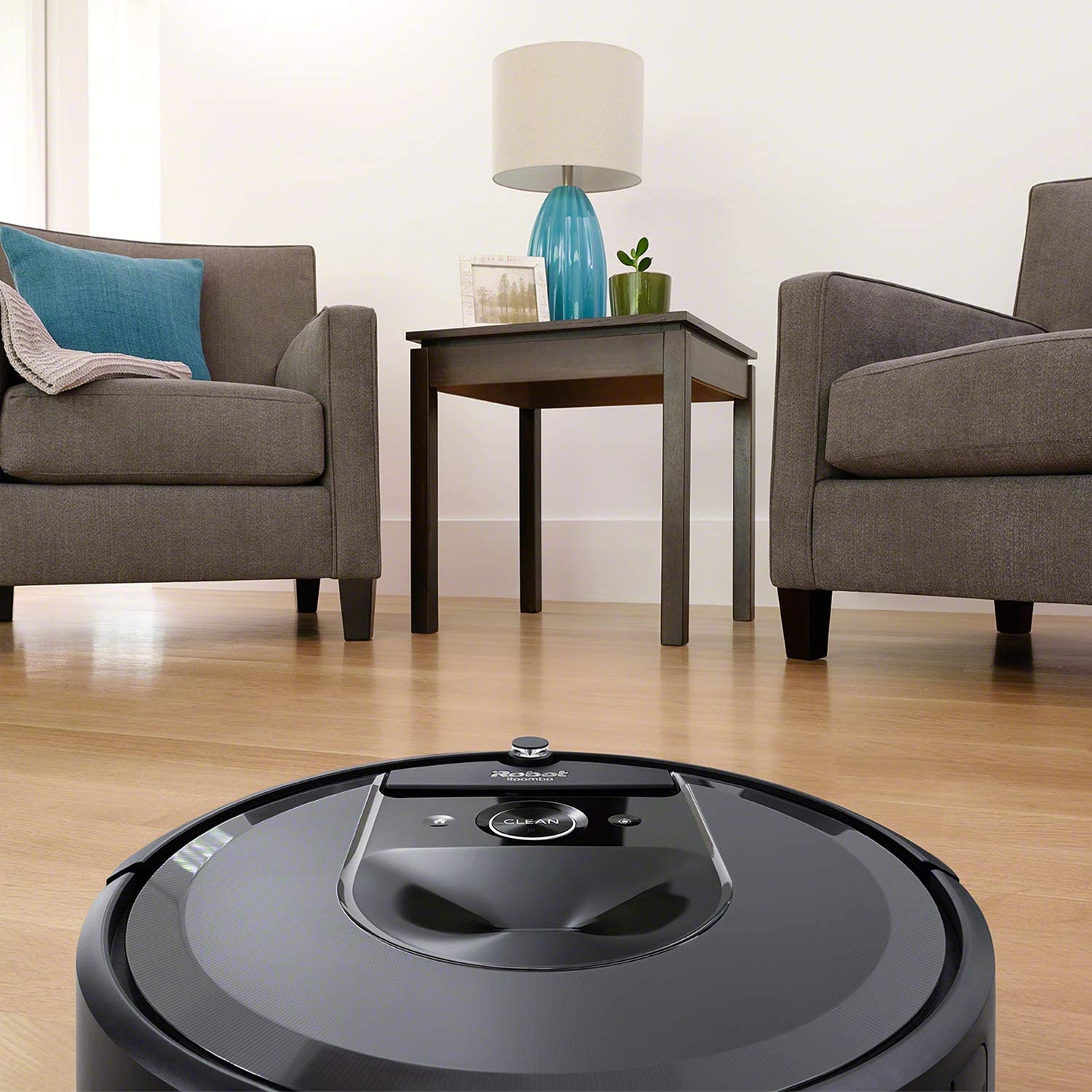 iRobot Roomba i7+ Robotic Vacuum Cleaner with Automatic Dirt Disposal - Black iRobot
