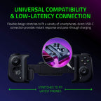 Razer Kishi Controller For Android Compatible With Most USB Gaming - Black Razer
