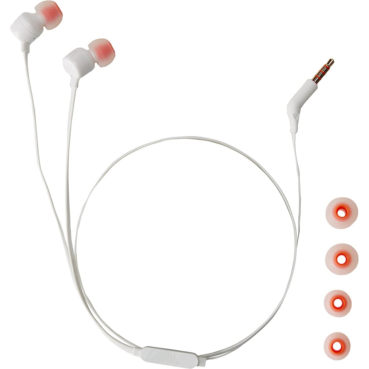 JBL T110 In Ear Headphones White JBL